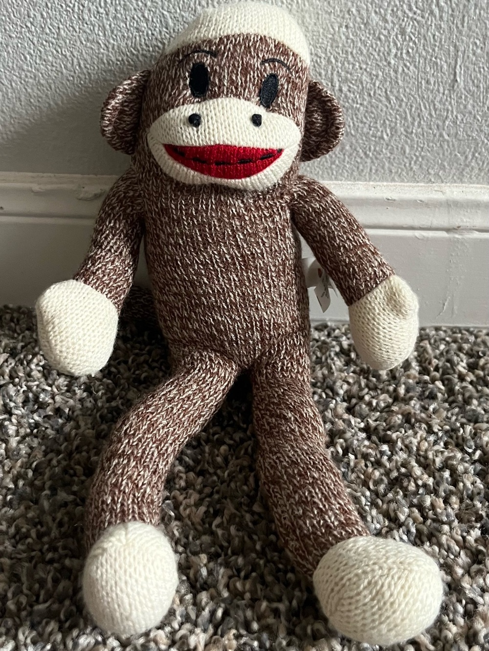 Classic Retired 2011 Maxx the Sock Monkey, Bendable Poseable